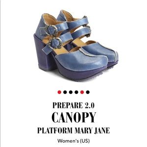 John Fluevog “Prepare 2.0”Canopy Maryjane Platform